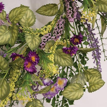 Amethyst Garden Wreath - The Fox Decor